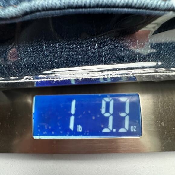 Democracy Ab-Technology Jeans Womens 16 Blue Straight Stretch Pockets Cropped - Picture 12 of 13